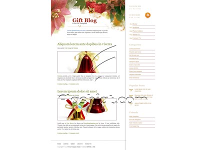 Gift Blog - Free XHTML & CSS Template