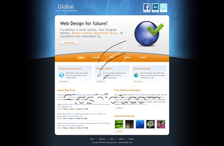 Global 2 - Free XHTML & CSS Template