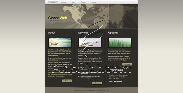 Global 3 - Free XHTML & CSS Template