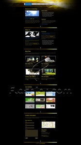 Golden Ray - Free XHTML & CSS Template