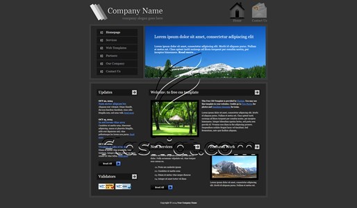 Gray Company - Free XHTML & CSS Template