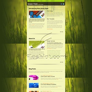 Green Field - Free XHTML & CSS Template