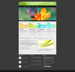 Green Jelly - Free XHTML & CSS Template