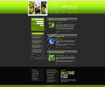Insect Blog - Free XHTML & CSS Template