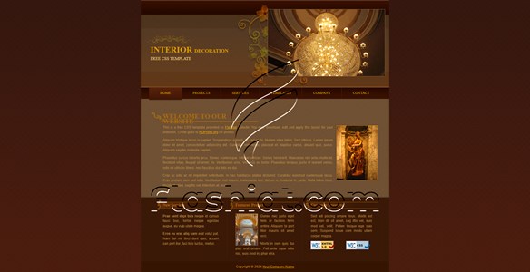 Interior - Free XHTML & CSS Template