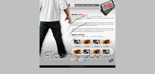 Jean - Free XHTML & CSS Template