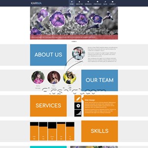 Karma - Free HTML5 & CSS Template