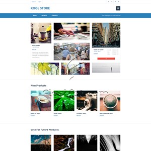 Kool Store - Free HTML5 & CSS Template