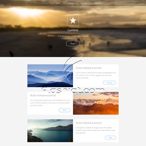 Lumino - Free HTML5 & CSS Template