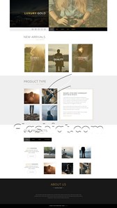 Luxury Gold - Free HTML5 & CSS Template