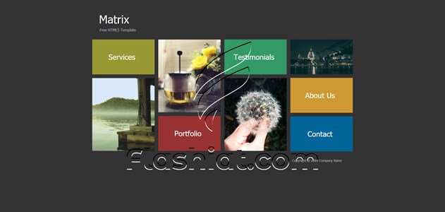 Matrix - Free HTML5 & CSS Template