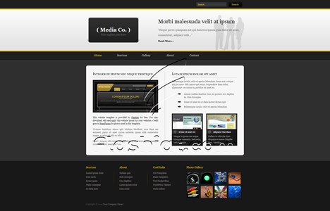 Media - Free XHTML & CSS Template