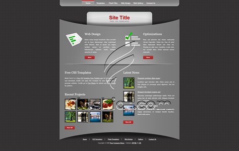 Metal Curve - Free XHTML & CSS Template