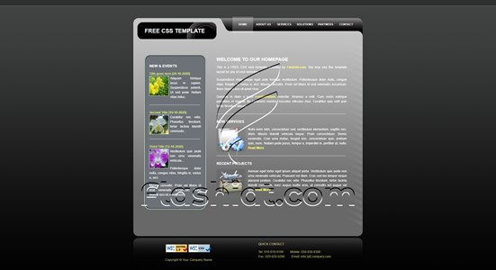Metal - Free XHTML & CSS Template