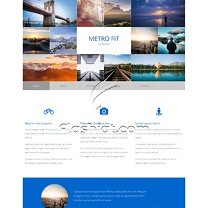 Metro Fit - Free HTML5 & CSS Template