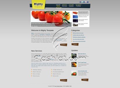 Mighty - Free XHTML & CSS Template