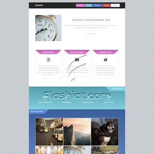 Modest - Free HTML5 & CSS Template