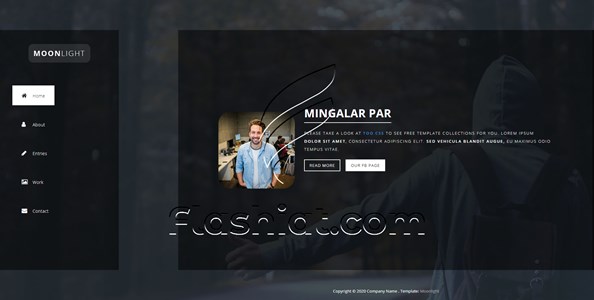 Moonlight - Free HTML5 & CSS Template