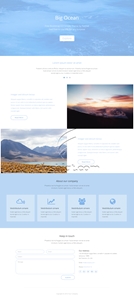 Ocean 2 - Free HTML5 & CSS Template