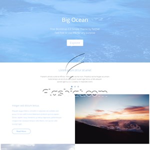 Ocean 2 - Free HTML5 & CSS Template