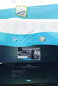 Ocean - Free HTML5 & CSS Template