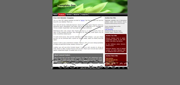 One - Free XHTML & CSS Template