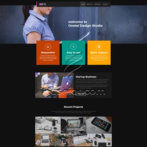 Onetel - Free HTML5 & CSS Template