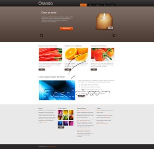Orando - Free XHTML & CSS Template