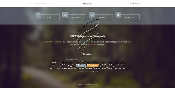 Outline - Free HTML5 & CSS Template
