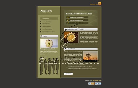 People - Free XHTML & CSS Template