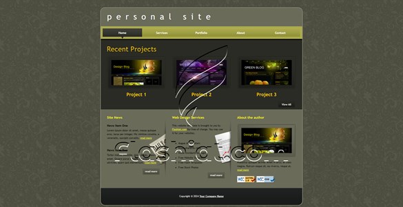 Personal - Free XHTML & CSS Template