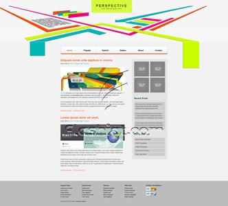 Perspective - Free XHTML & CSS Template