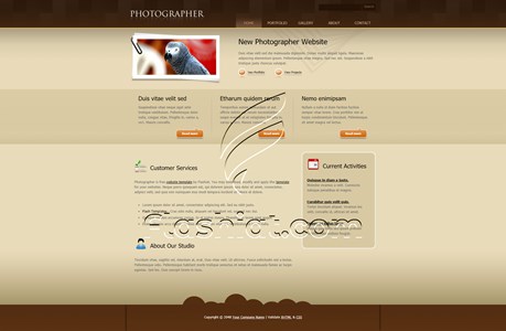 Photographer - Free XHTML & CSS Template