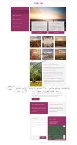 Pipeline - Free HTML5 & CSS Template