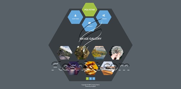 Polystar - Free HTML5 & CSS Template