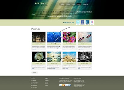Portfolio 3 - Free XHTML & CSS Template