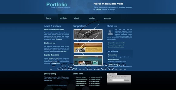 Portfolio - Free XHTML & CSS Template