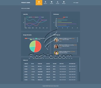Product Admin - Free HTML5 & CSS Template