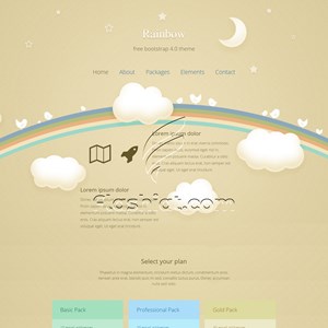 Rainbow 2 - Free HTML5 & CSS Template