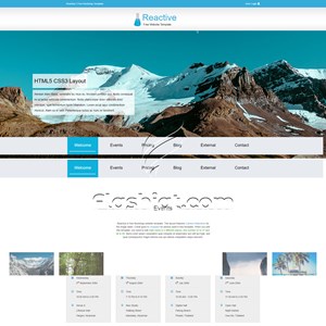 Reactive - Free HTML5 & CSS Template