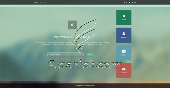 Rectangle - Free HTML5 & CSS Template