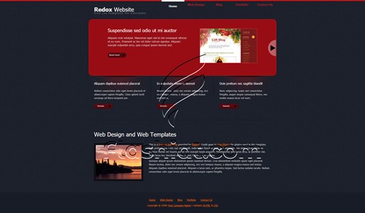Redox - Free XHTML & CSS Template