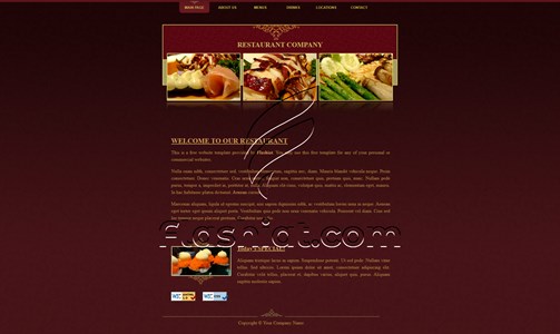 Restaurant 2 - Free XHTML & CSS Template