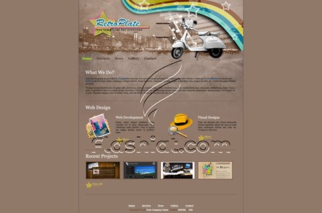 Retro - Free XHTML & CSS Template