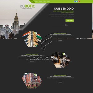 Robotic - Free HTML5 & CSS Template