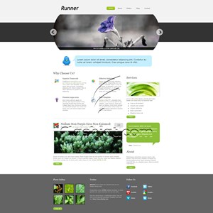 Runner - Free XHTML & CSS Template
