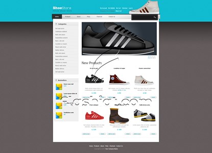 Shoes - Free XHTML & CSS Template