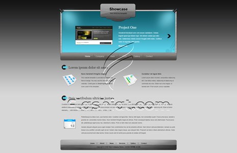Showcase - Free XHTML & CSS Template