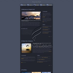 Simple Grid - Free XHTML & CSS Template