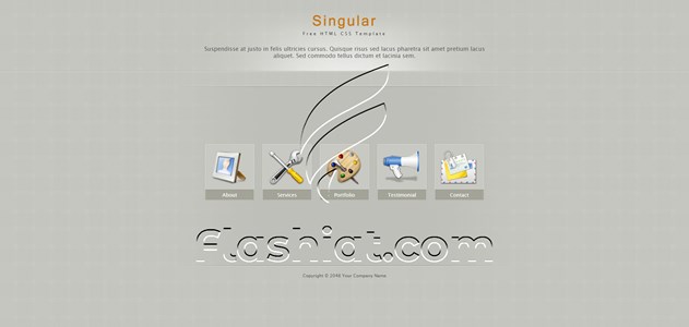 Singular - Free XHTML & CSS Template